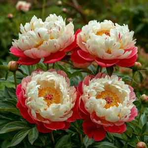 Пион Коралловый Каскад купить по цене от 490р. в интернет-магазине «Посадика» с доставкой почтой в в Снежинске и по всей России – [изображение №1].